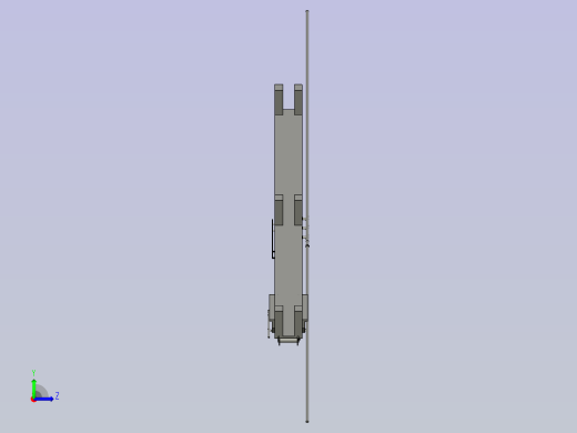 橘子剥壳装置左视缩略图
