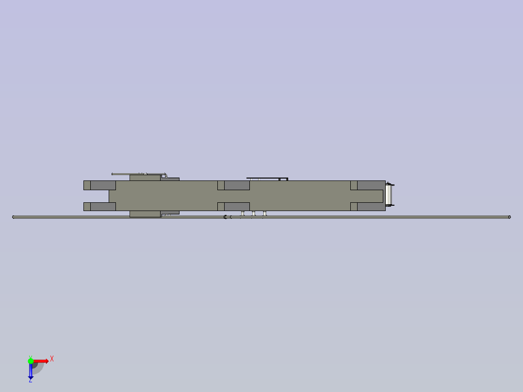 橘子剥壳装置俯视图