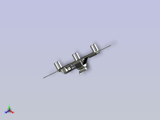 橘子剥壳装置正等轴测缩略图