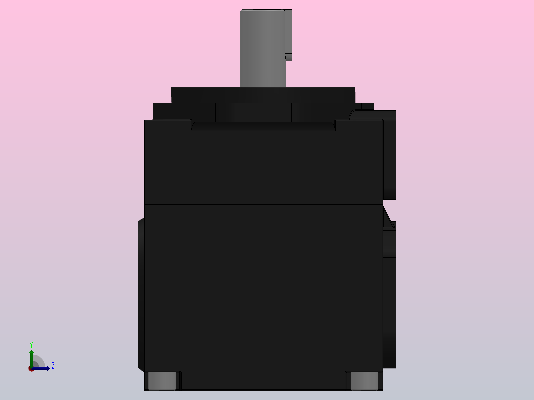 YB-E叶片泵-20V单泵[YB-E40L A A]左视图