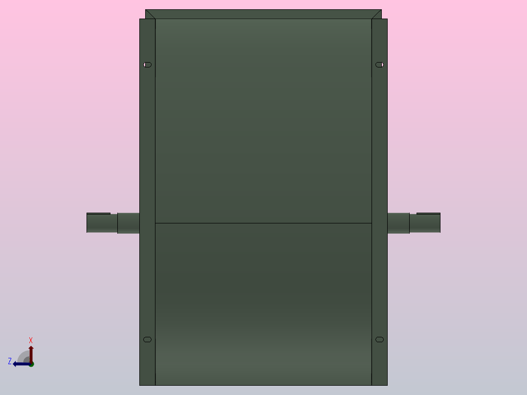 DKF5.0M-180°离心通风机[DKF5.0M-180°]左视图
