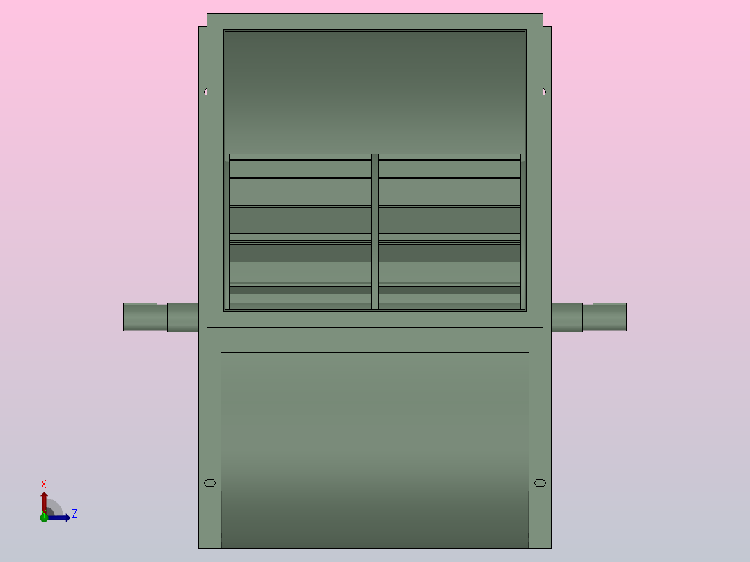 DKF5.0M-180°离心通风机[DKF5.0M-180°]右视图