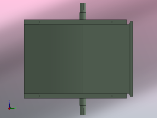 DKF5.0M-180°离心通风机[DKF5.0M-180°]俯视缩略图