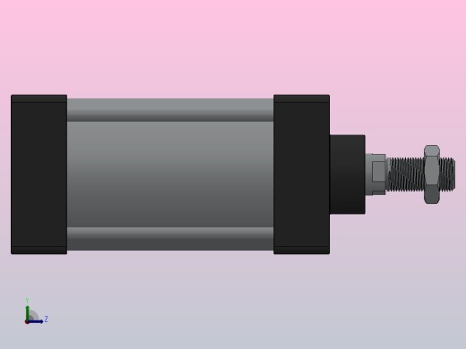 SC气缸SC标准气缸系列SC-80X100-S左视缩略图