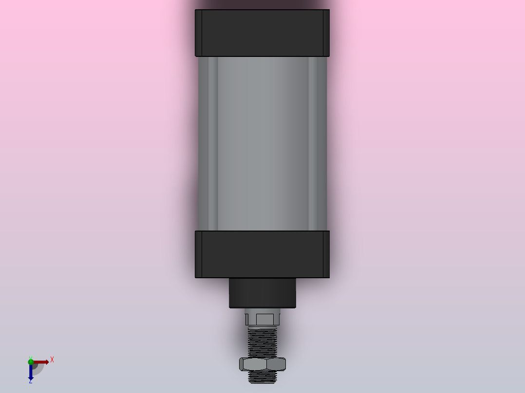 SC气缸SC标准气缸系列SC-80X100-S俯视图