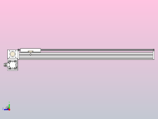 皮带直线轴半封闭可选导轨TPA-HNB-220D-176-L1150-LP-Y-P1K-N3右视缩略图