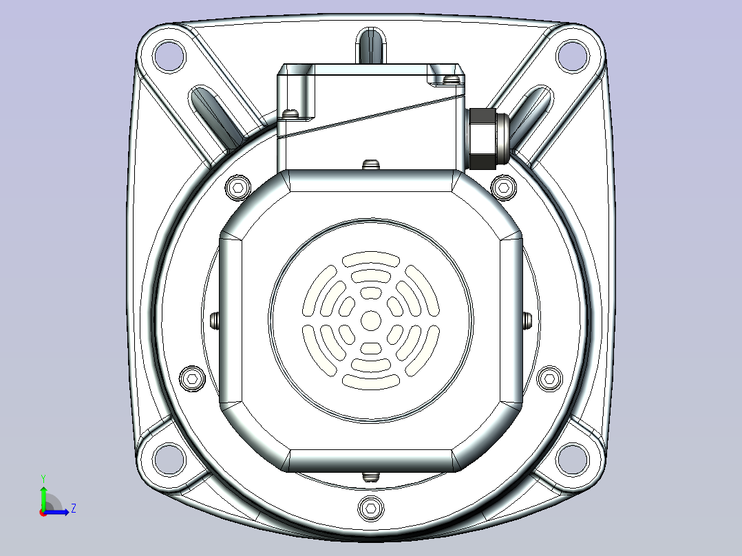 JSCC精研电机 s370v03-L左视图