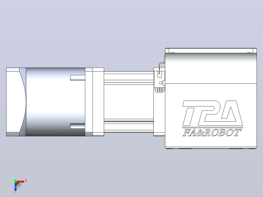 带式直线轴半闭式TPA-ONB-120-256-L2350-DR-J90-N3俯视缩略图
