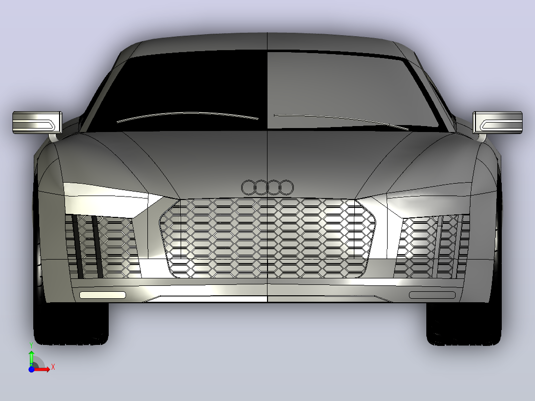 AUDI 奥迪R8前视图