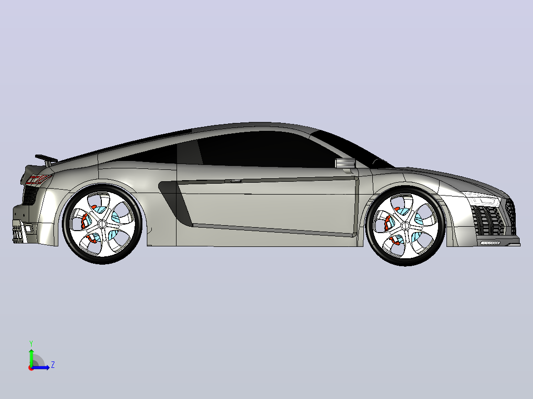 AUDI 奥迪R8左视图