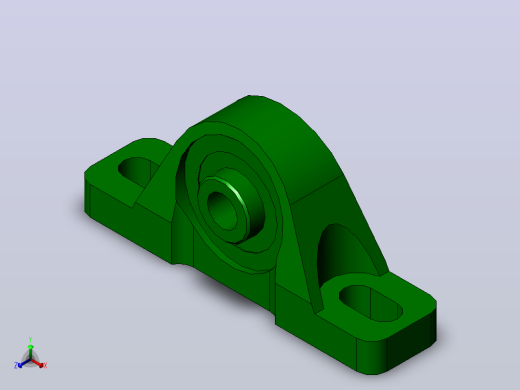 轴承座User Library-Bearing O _5 ,Browning VPS-200正等轴测缩略图