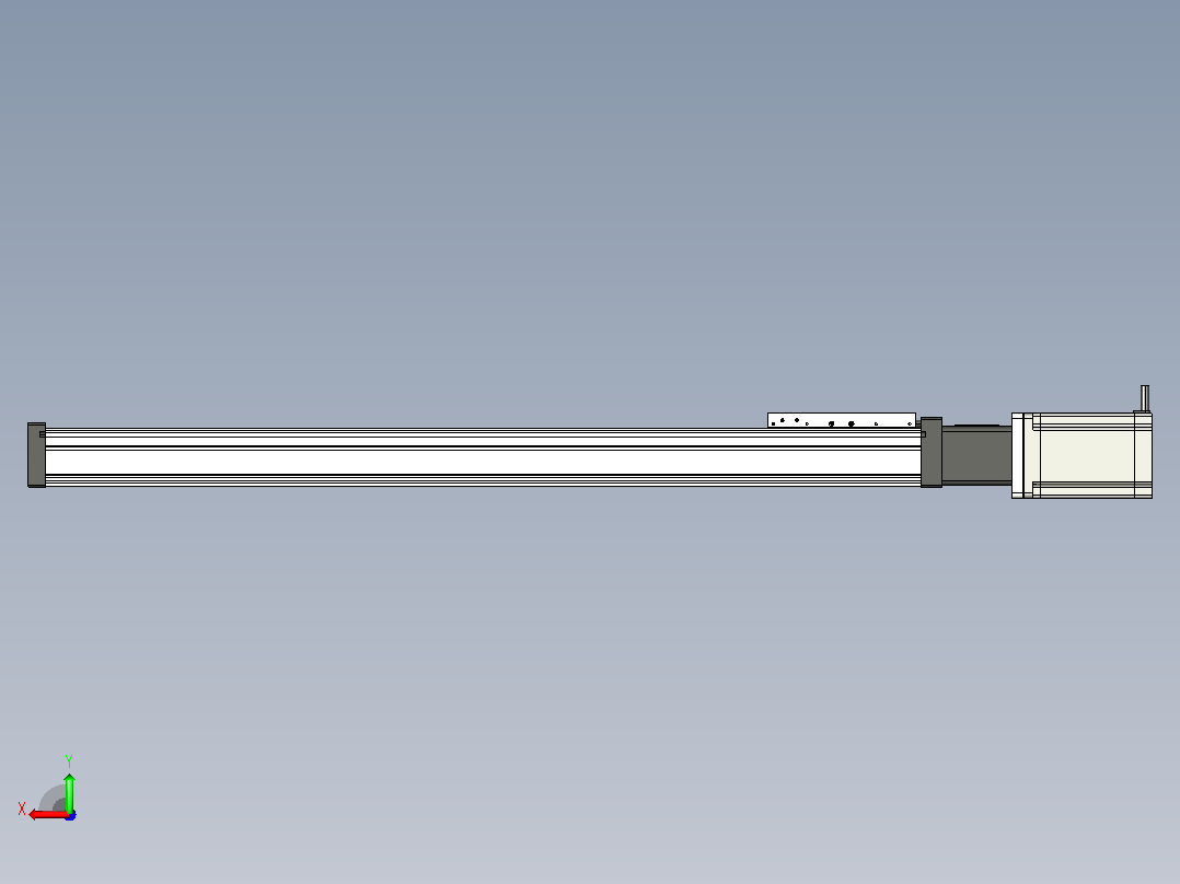 FSL120 直线模组[FSL120-E700-10C7-BC-B86]后视图
