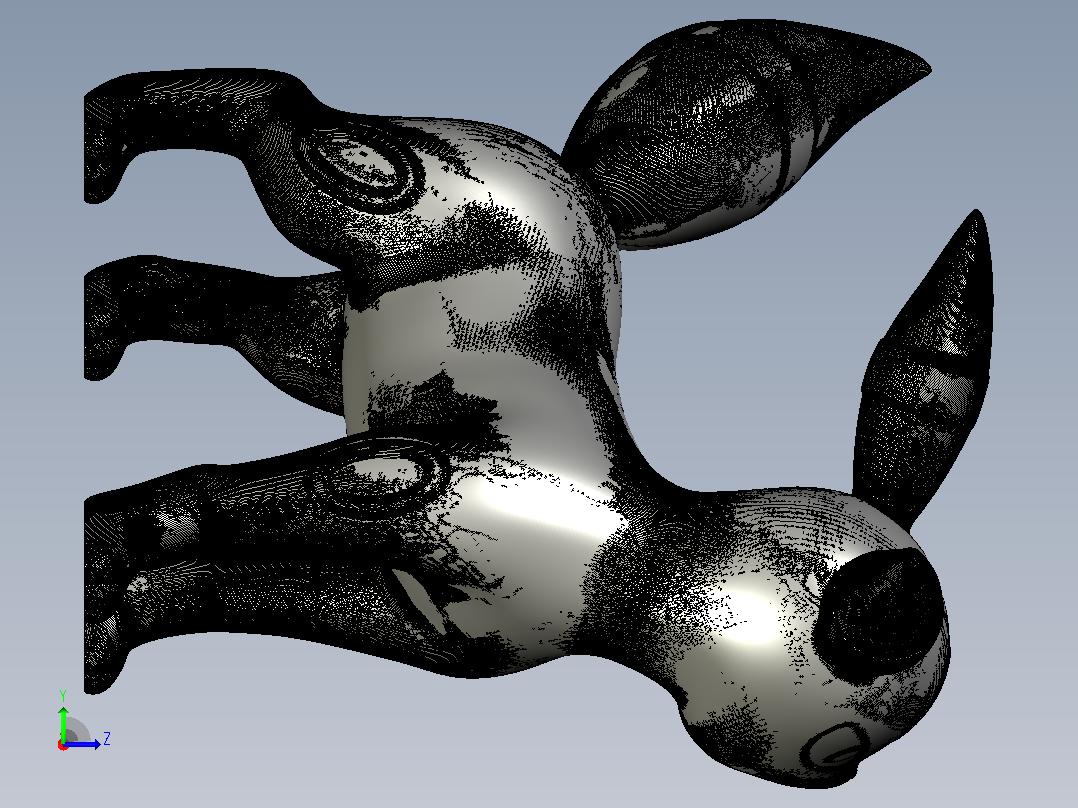 Umbreon(口袋妖怪)左视图