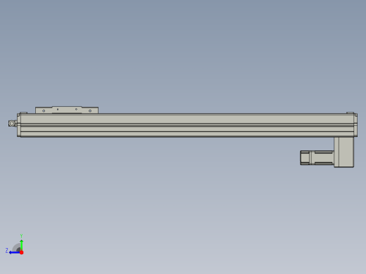 创锋精工电动滑台CFF12-650-BM-P100W右视缩略图