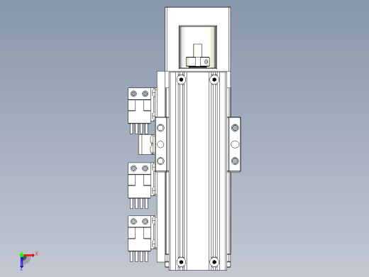 钢基模组TPA-KNR-4002C-100A1-M-F0S2俯视缩略图