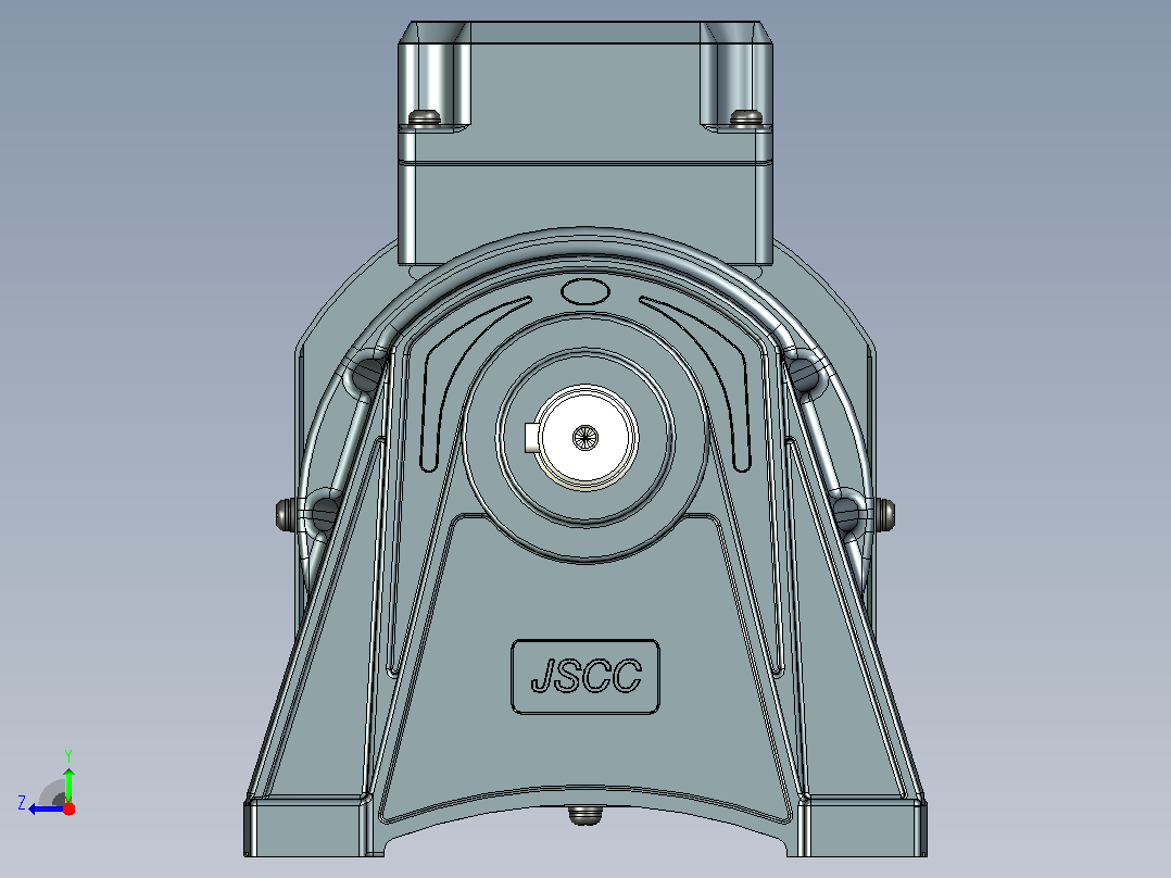 JSCC变频减速电机 f370h01-U右视图