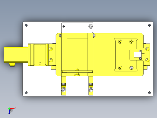 薄型工件的滑动排出机构俯视缩略图