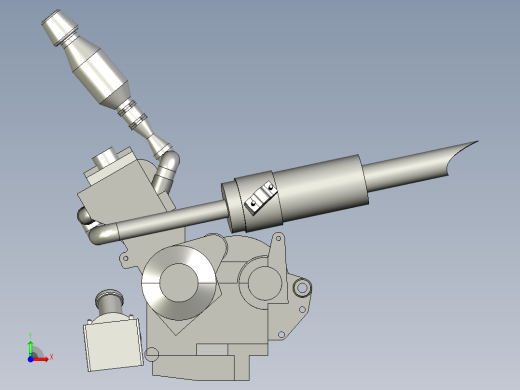 大学生方程式赛车设计（发动机匹配试算与装配设计）前视缩略图