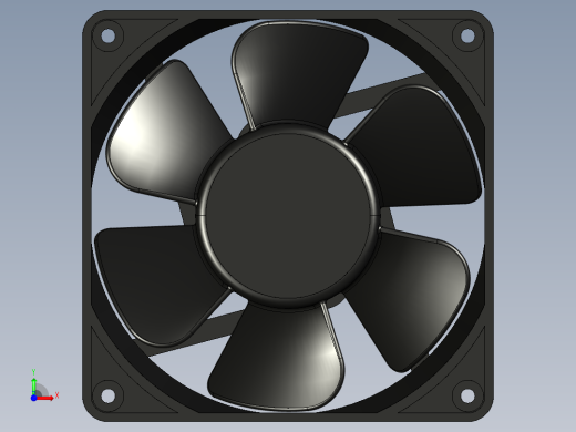 机箱散热风扇前视缩略图