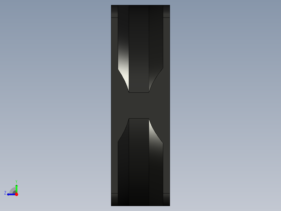 机箱散热风扇右视图