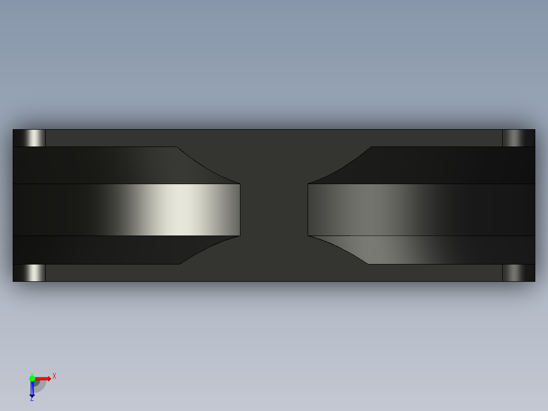 机箱散热风扇俯视图
