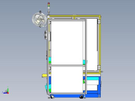 汽车防撞梁总成装配台step右视缩略图
