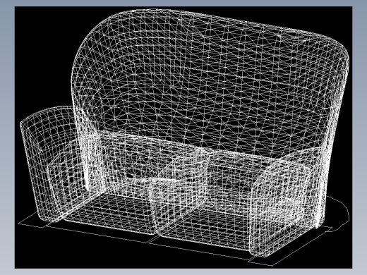 室内家具和灯具等的模型十二-K-S29-2