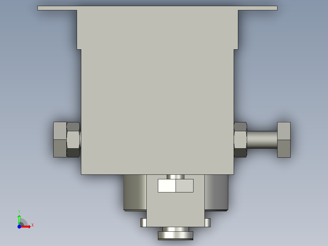 张紧轮3D模型前视图