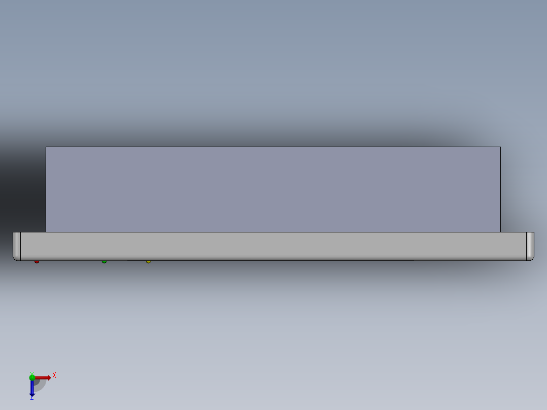 威纶通触摸屏俯视图