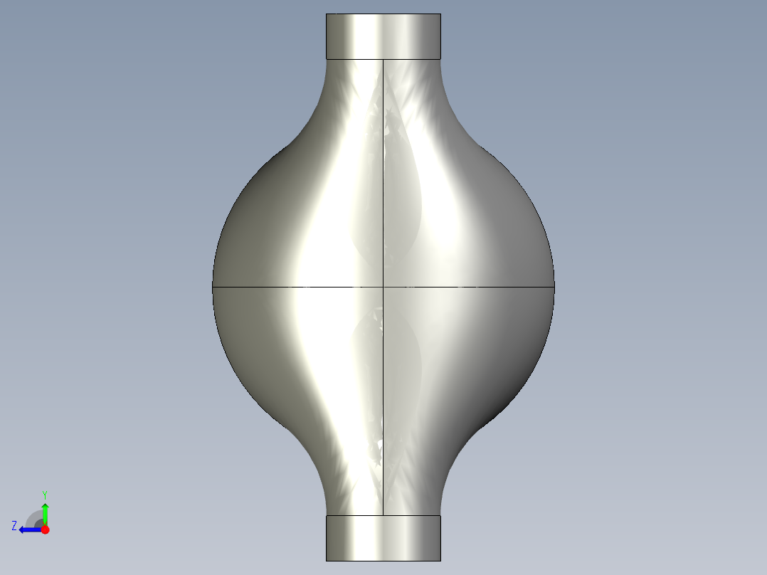 平行四通右视图