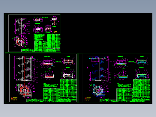 螺旋升降机总装详图