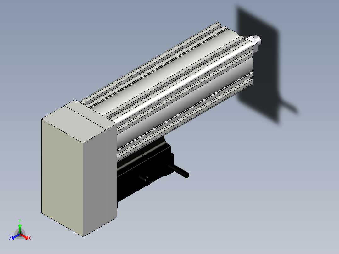 Y65-L10-100-BW-M40-C4正等轴测图