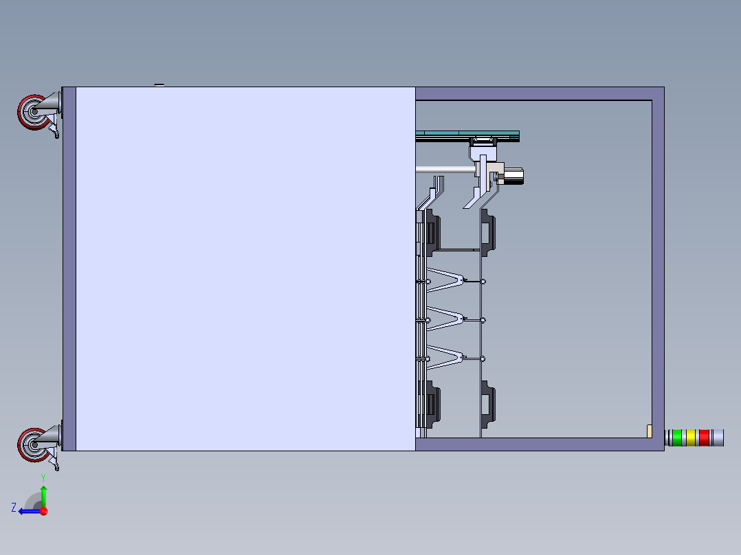 H967 自动化眼睛片清洗机设备右视图