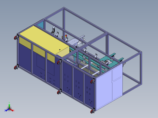H967 自动化眼睛片清洗机设备正等轴测缩略图