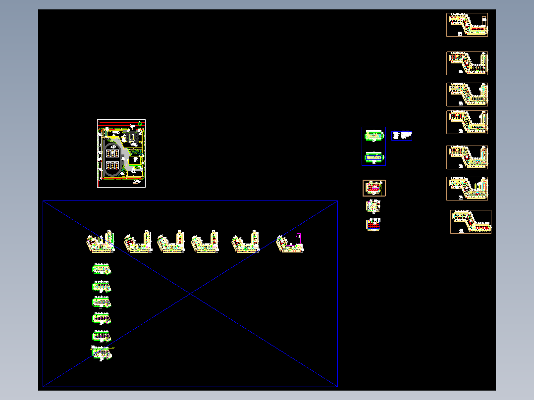 学校园建筑规划设计方案文本总平面cad图纸效果图文说明案例素材