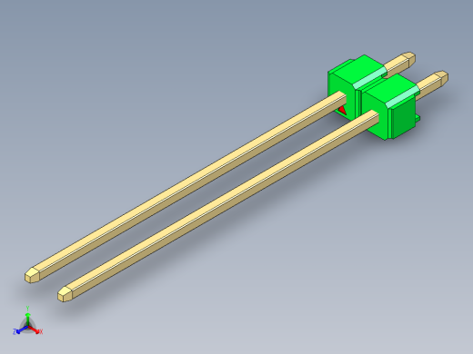彩色公头100mil（2.54mm）系列-DS1021_green_1x02p_100mil_Type43_rev1.0