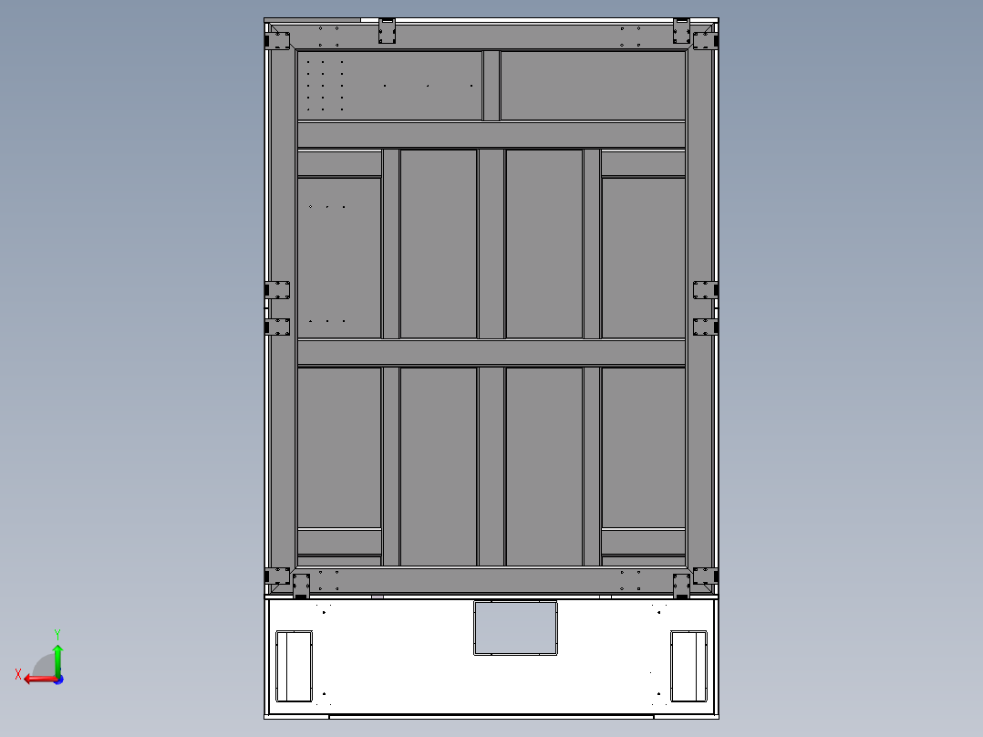 DIS设备外壳后视图