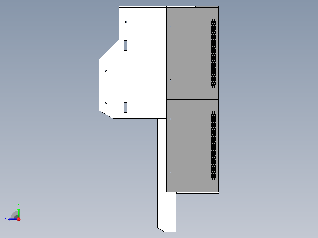 DIS设备外壳右视图