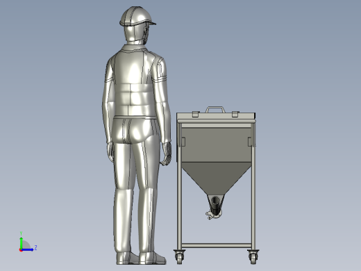 料斗小推车左视缩略图