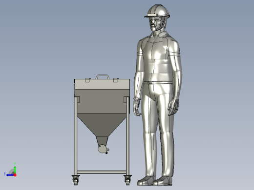 料斗小推车右视缩略图