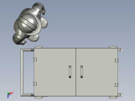 料斗小推车俯视缩略图