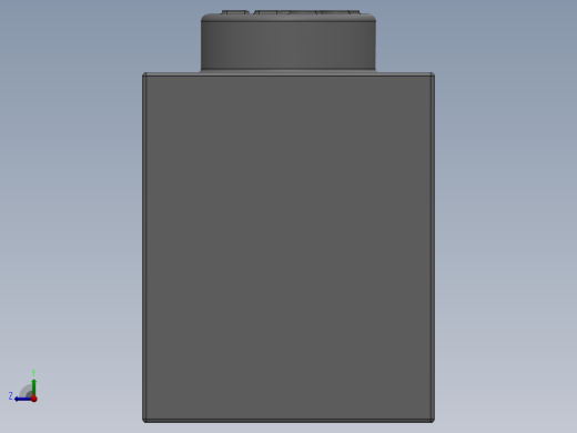 乐高套装 4421基本积木-4211393 - 3009 Medium Stone Grey Brick 1 x 6.SLDPRT右视缩略图