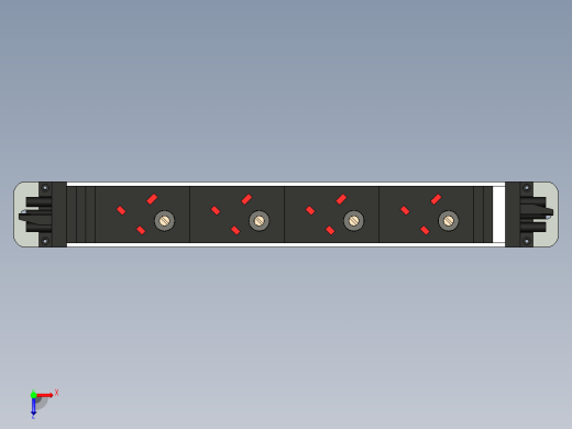 型材-KJN POWER STRIP X 4 KJN9600055俯视缩略图