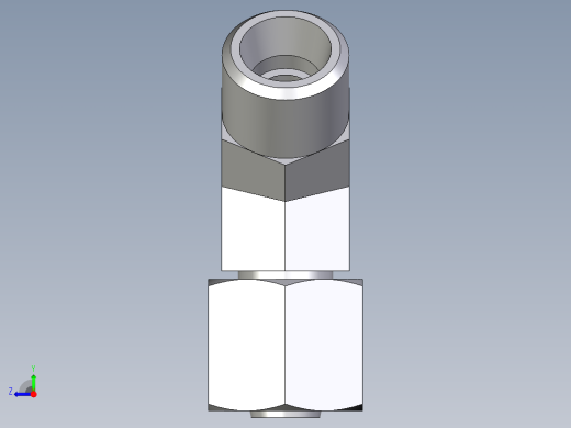 卡套式工业通用硬管接头EO_Swivel_nut_45_deg_elbow_EV08LOMDCF右视缩略图