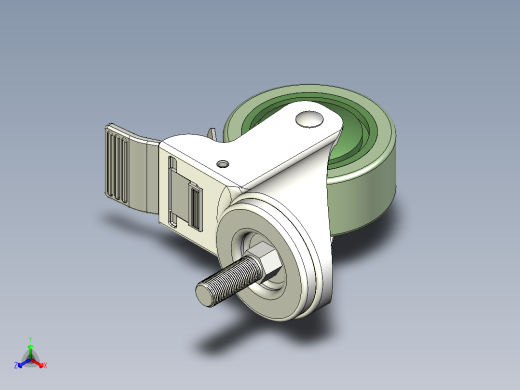 橡膠輪、導電輪(800N、1000N)5535-3D多系列多零件图纸模型正等轴测缩略图