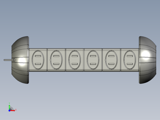 创意插座 STP CATIA前视缩略图