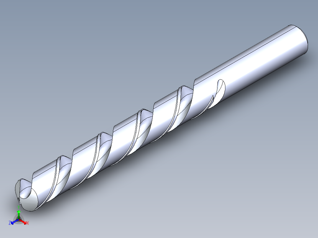 电钻 钻头1 (10)正等轴测图