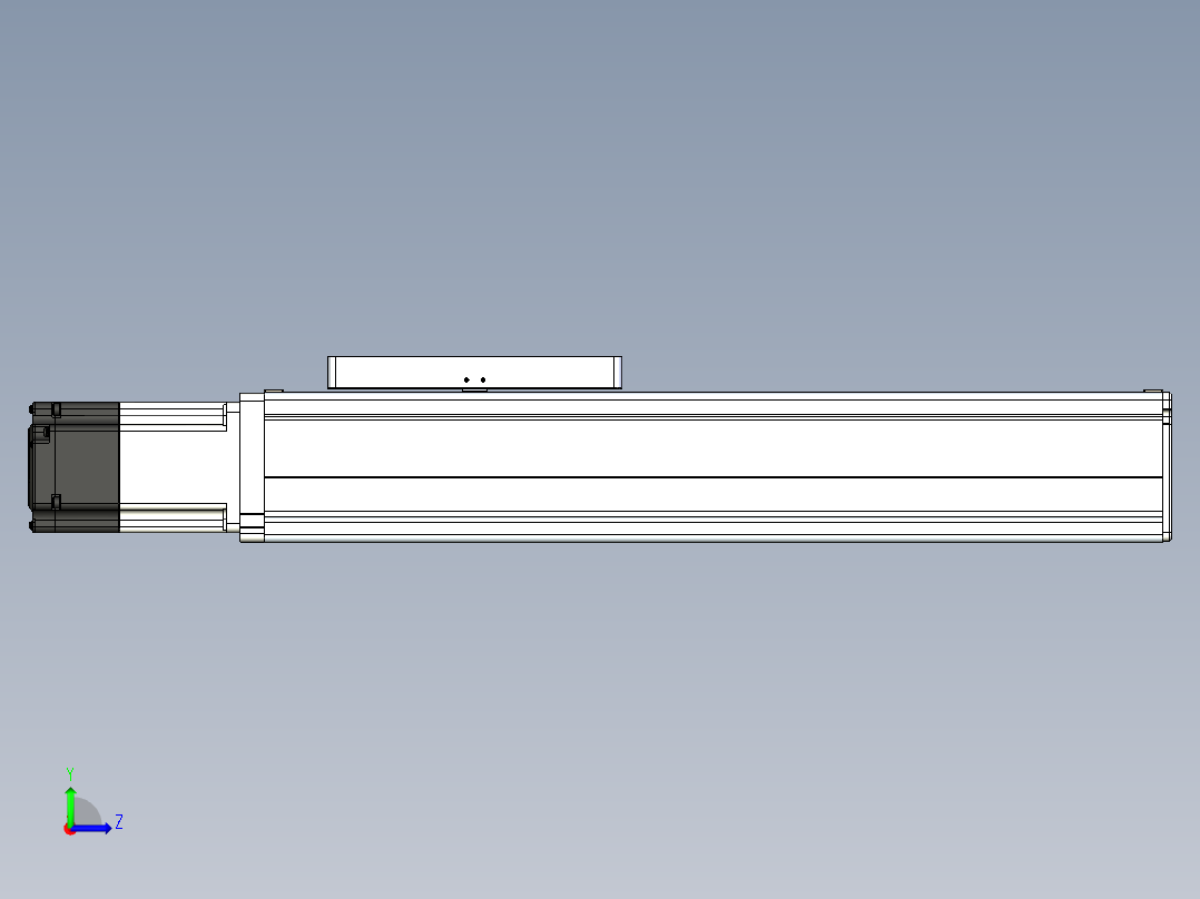 丝杠滑台-全封闭-EC17-Lx-C-S300-BC-P75-D3左视图