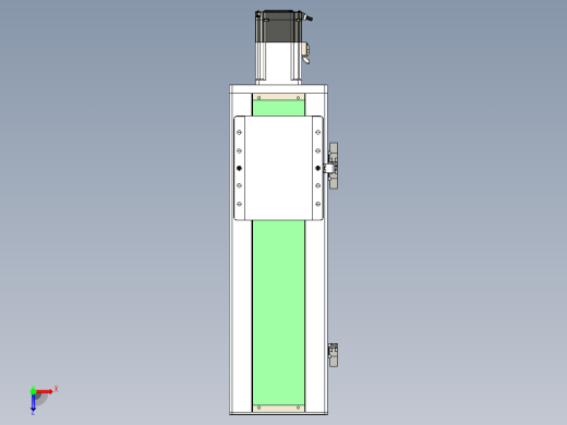 丝杠滑台-全封闭-EC17-Lx-C-S300-BC-P75-D3俯视缩略图