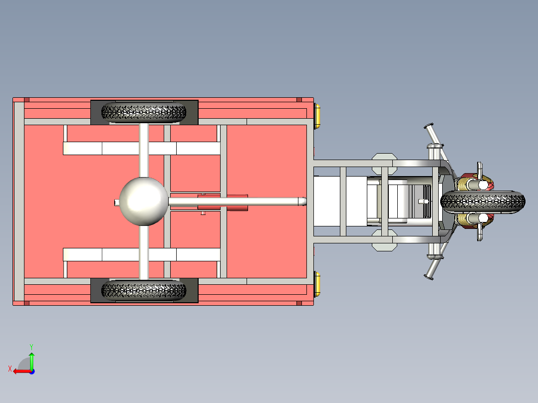 三轮车货水箱--x_t后视图